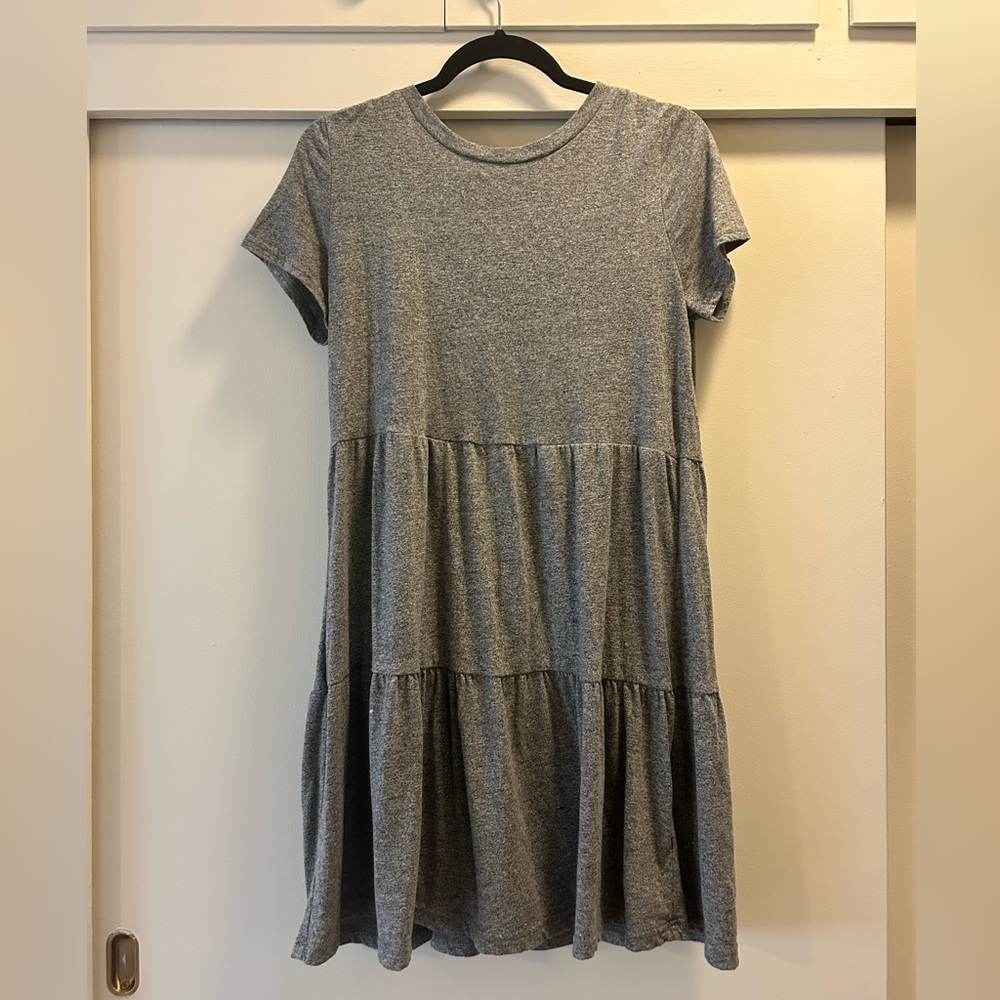 Gray Shirt Dress